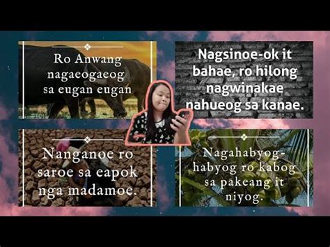 aklanon tongue twister|Aklanon Tongue Twister .